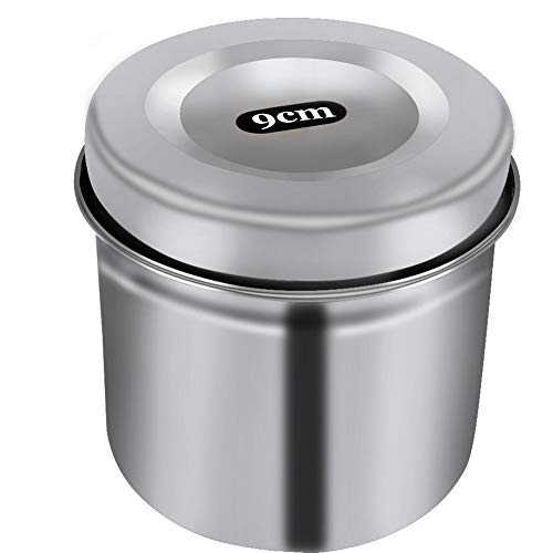 RiToEasysports Desinfektionsbox aus Edelstahl Alkohol mit Exquisiter Verarbeitung für Schönheitssalons, Krankenhäuser und Kliniken (9cm) von RiToEasysports