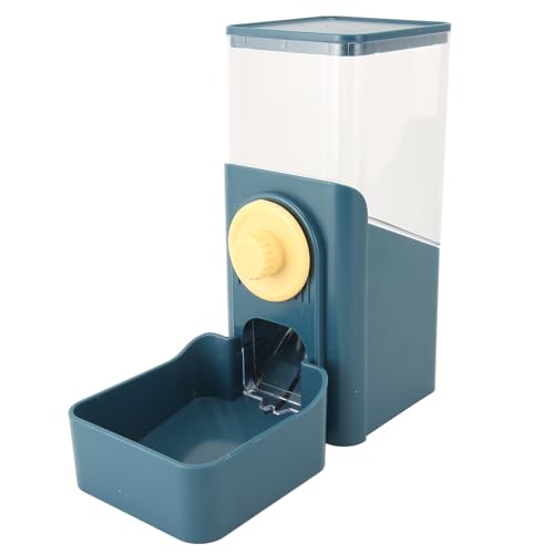 RiToEasysports Hängender Futter-Wasserspender, Automatischer Hängender Tierfutter-Wasserspender mit Großer Kapazität und Schüssel für Katzen und Hunde (Dunkelblau) von RiToEasysports