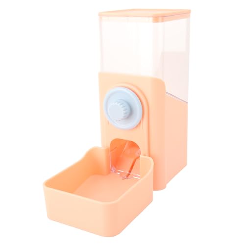 Hängender Futter-Wasserspender, Automatischer Hängender Tierfutter-Wasserspender mit Großer Kapazität und Schüssel für Katzen und Hunde (PINK) von RiToEasysports