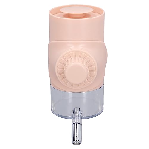 Hunde-Wasserspender, Käfig, Auslaufsichere Kisten-Wasserflasche, Hängende Automatische Fütterungs-Wasserflasche für Hunde, Kaninchen, Haustiere (Sakura-Rosa) von RiToEasysports