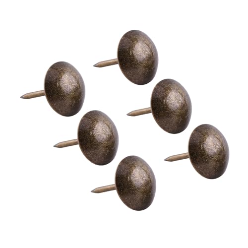 RiToEasysports Vintage Coating Nails Nägel Bronze Metall -Tag Möbelmöbel Machen Adémping für -Projekte, Eisen, 100pcs (13 * 17mm) von RiToEasysports