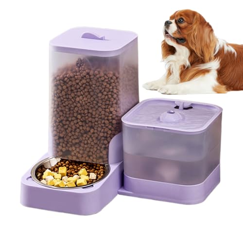 Automatic Pet Feeder, Cat Food Feeder, Water Dispenser with Stainless Steel Bowl, Convenient Feeding Solution, 12.01x10.43x5.71 Inches, Suitable for Small, Medium, Large Breeds Automatic Pet Feeder, Cat Food Feeder, Water Dispenser with Stainless Steel Bowl, Convenient Feeding Solution, 12.01x10.43x5.71 Inches, Suitable for Small, Medium, Large Breeds von Riaisttd