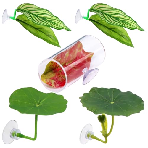 Betta Hängematte, Aquarium-Dekoration, 8 x 4 cm, Fisch-ruhendes Blatt, natürlicher Brutboden, Laich-ABS-Material, stabil, 5er-Set, für Guppy Habitat Tank Dekoration Betta Hängematte, Aquarium-Dekoration, 8 x 4 cm, Fisch-ruhendes Blatt, natürlicher Brutboden, Laich-ABS-Material, stabil, 5er-Set, für Guppy Habitat Tank Dekoration von Riaisttd