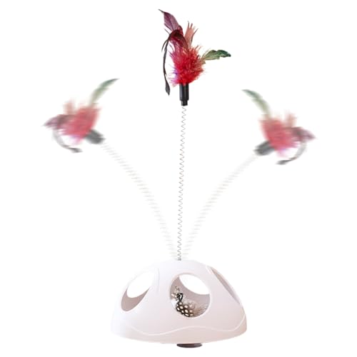 Cat Feather Toy, Suction Cup Spring Toy, 6.42x4.09x4.09 inches, Pet Training Supplies, Interactive Kitten Hunting Boredom Relief, for Window Perch Play Accessory, ABS Material Cat Feather Toy, Suction Cup Spring Toy, 6.42x4.09x4.09 inches, Pet Training Supplies, Interactive Kitten Hunting Boredom Relief, for Window Perch Play Accessory, ABS Material von Riaisttd