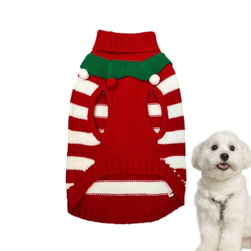 Christmas Dog Sweater | Warm Striped Dog Sweatshirt for Holiday Celebrations | Breathable Pet Pullover Knitwear for Winter Wear | Ideal for Festive Gatherings and Family Events Christmas Dog Sweater | Warm Striped Dog Sweatshirt for Holiday Celebrations | Breathable Pet Pullover Knitwear for Winter Wear | Ideal for Festive Gatherings and Family Events von Riaisttd