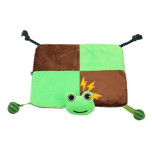 Dog Play Mat, Interactive Treat Puzzle Mat, Squeaky Toys, Product Size 18.5x18.5 Inches Snuffle Feeding Mat for Puppy Training, Boredom Relief, and Slow Eating Material Polyester Dog Play Mat, Interactive Treat Puzzle Mat, Squeaky Toys, Product Size 18.5x18.5 Inches Snuffle Feeding Mat for Puppy Training, Boredom Relief, and Slow Eating Material Polyester von Riaisttd
