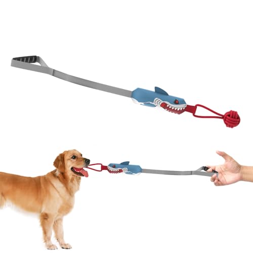 Dogs Tug Toys, Indestructible Teething Rope, Cotton Ball Squeakers, Puppy Chew Supplies, Sturdy Pet Enrichment, 35.43x2.76in, Ideal for Aggressive Medium Large Breed Indoor Outdoor Dogs Tug Toys, Indestructible Teething Rope, Cotton Ball Squeakers, Puppy Chew Supplies, Sturdy Pet Enrichment, 35.43x2.76in, Ideal for Aggressive Medium Large Breed Indoor Outdoor von Riaisttd