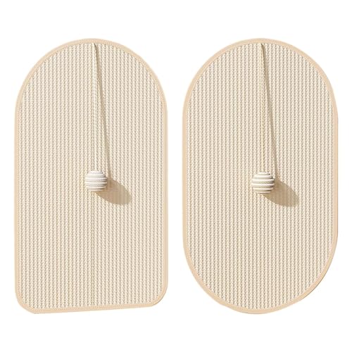 Katzen-Bodenpolster, Sisal-Kratzteppich, Krallen-Gesundheitstrainer, 55 x 32 x 0,9 cm, rutschfeste Unterseite, natürlicher Kratzer, Wohnzimmer-Teppichschutz, Sofas und andere Einrichtungsgegenstände Katzen-Bodenpolster, Sisal-Kratzteppich, Krallen-Gesundheitstrainer, 55 x 32 x 0,9 cm, rutschfeste Unterseite, natürlicher Kratzer, Wohnzimmer-Teppichschutz, Sofas und andere Einrichtungsgegenstände von Riaisttd