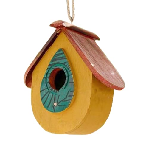 Kolibri-Nistschutz, Garten-Vogelhaus, handgefertigte Outdoor-Dekoration, Größe ca. 17,5 x 10 x 17 cm, wetterbeständig, ideal für Innenhöfe, Gärten und Balkone, ca. 150 g Kolibri-Nistschutz, Garten-Vogelhaus, handgefertigte Outdoor-Dekoration, Größe ca. 17,5 x 10 x 17 cm, wetterbeständig, ideal für Innenhöfe, Gärten und Balkone, ca. 150 g von Riaisttd