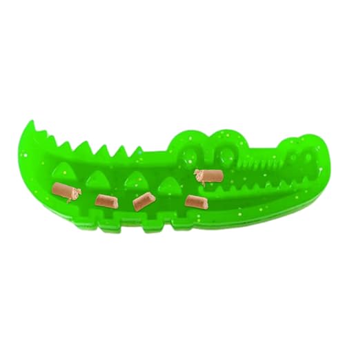 Puzzle-Spielzeug für Hunde, Krokodil-Form, Kauspielzeug, 16 x 6 x 4 cm, Lecken, Apportieren, langsames Füttern, Indoor- und Outdoor-Haustier-Training, Spiel-Trainingszwecke, Herausforderungen, bieten Puzzle-Spielzeug für Hunde, Krokodil-Form, Kauspielzeug, 16 x 6 x 4 cm, Lecken, Apportieren, langsames Füttern, Indoor- und Outdoor-Haustier-Training, Spiel-Trainingszwecke, Herausforderungen, bieten von Riaisttd