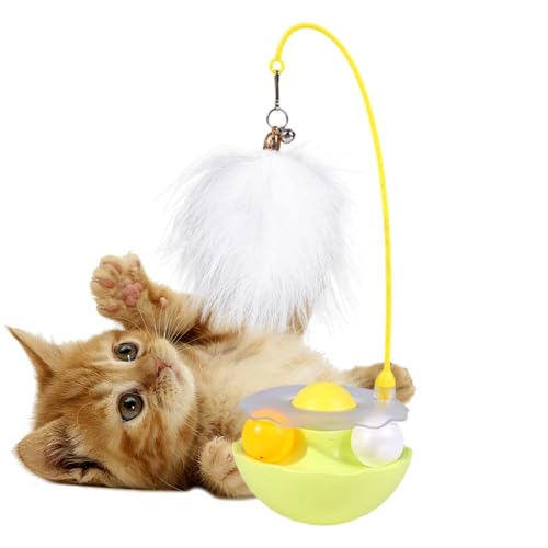 Riaisttd Cat Toy Wand, Interactive Ball, Hunting Simulation Tool, Sturdy Teaser Design, 3.54x2.56x6.3 Inches, Ideal for Training, Scratching, Climbing, Indoor Play, Outdoor Travel, Mental Stimulation Riaisttd Cat Toy Wand, Interactive Ball, Hunting Simulation Tool, Sturdy Teaser Design, 3.54x2.56x6.3 Inches, Ideal for Training, Scratching, Climbing, Indoor Play, Outdoor Travel, Mental Stimulation von Riaisttd