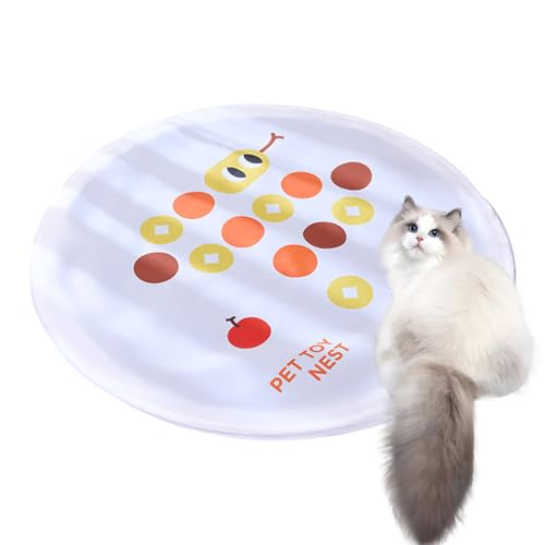 Riaisttd Hunting Toys for Cats, Foldable Interactive Kitten Game 72.5cm, Indoor and Outdoor Exercise Toy for Active Play Pet Stimulation, Oxford Cloth, Neat Storage Solution von Riaisttd