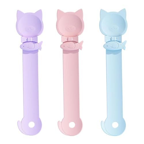 Riaisttd Katzenstreifen Feeder, Riaisttd Multifunktionaler Katzenfutter Löffel, Riaisttd Katze Streifen Haustier Leckerli Spender, Riaisttd Multifunktionaler Haustier Leckerli Spender, Riaisttd von Riaisttd