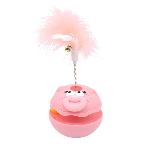 Riaisttd Rollendes Katzenspielzeug, interaktives Cartoon-Ball, stimulierendes Kätzchen-Übungszubehör, 19 x 8 cm, für Spaß im Innenbereich, hält Haustiere und beschäftigt zu Hause Riaisttd Rollendes Katzenspielzeug, interaktives Cartoon-Ball, stimulierendes Kätzchen-Übungszubehör, 19 x 8 cm, für Spaß im Innenbereich, hält Haustiere und beschäftigt zu Hause von Riaisttd
