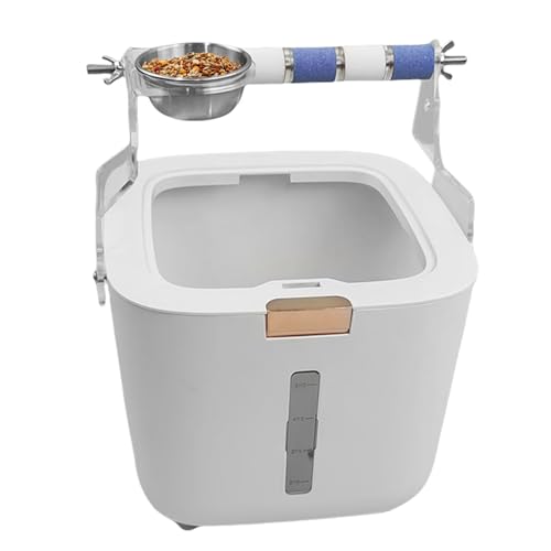 Vogel-Toilettenständer, Pfotenschleif-Sitzstange, S-L-Größenoptionen, Desktop-Papageienstation, gezieltes Defäkationsgestell, Klettertraining, für Indoor-Käfigzubehör von Riaisttd