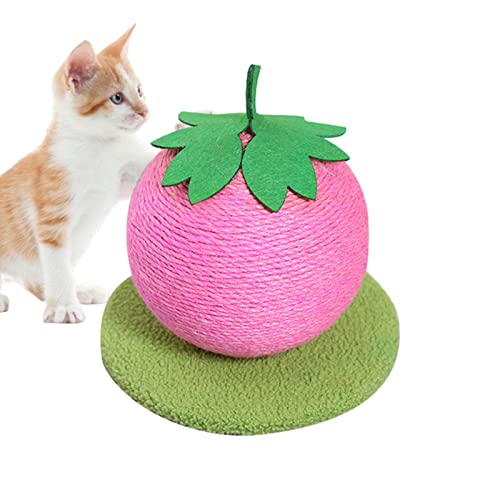 Katzenkratzball,Fruchtförmige Kratzbäume für Hauskatzen - Nature Sisal-Kratzbäume, 10-Zoll-Kratzbaum und Katzenkratzer für Kätzchen und Katzen Rianpesn von Rianpesn