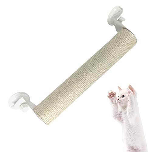 Rianpesn Katzenkratzer aus Sisal, Katzenhauskratzer aus Sisal, Nature Sisal Modern Cat Scratcher Kitten Kratzbaum für Indoor-Katzen von Rianpesn