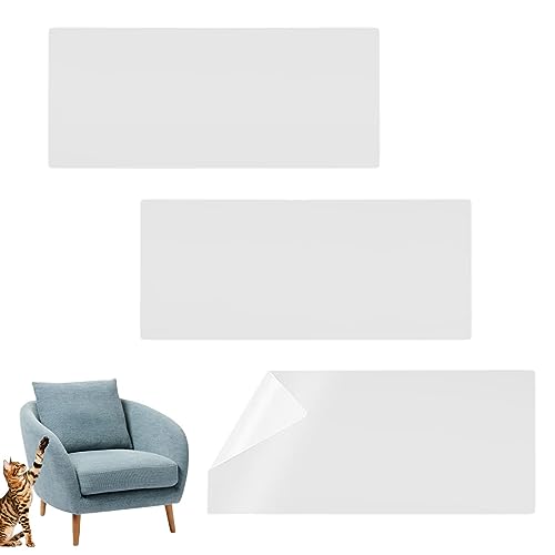 Katzenschutz gegen Kratzer für Möbel | Möbelschutz für Katzenkratzer, 3/4 Stück,Transparente, klare Katzen-Kratzschutzbänder, PVC-Möbelschutz für Couch-Teppichtüren Rianpesn von Rianpesn