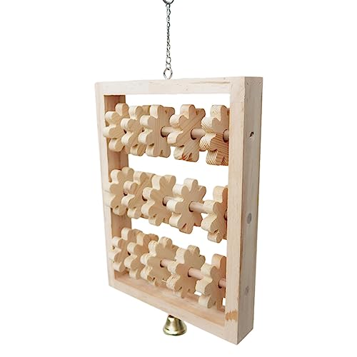 Papageienspielzeug | Schaukelspielzeug für Vögel - Käfigzubehör zum Kauen und Unterhalten – Kauspielzeug aus Holz für Sittiche, Nymphensittiche, Wellensittiche Rianpesn Papageienspielzeug | Schaukelspielzeug für Vögel - Käfigzubehör zum Kauen und Unterhalten – Kauspielzeug aus Holz für Sittiche, Nymphensittiche, Wellensittiche Rianpesn von Rianpesn