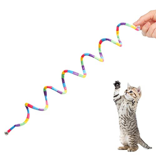 Rianpesn Federspielzeug für Katzen | Plüschtier mit Glocke für Haustiere | Plüschfederspielzeug zum Jagen, Kauen, Trainieren, Zähneputzen, interaktives Katzenspielzeug Rianpesn Federspielzeug für Katzen | Plüschtier mit Glocke für Haustiere | Plüschfederspielzeug zum Jagen, Kauen, Trainieren, Zähneputzen, interaktives Katzenspielzeug von Rianpesn