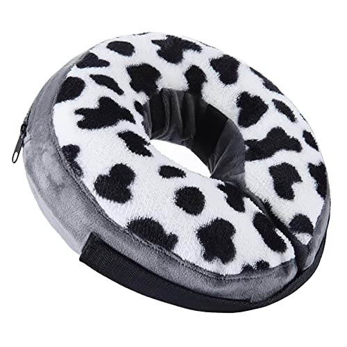 Rianpesn Hund Donut - Donut-Halsband mit gesprenkeltem Muster,E-Halsband blockiert Nicht die Sicht, verstellbares schützendes Haustierhalsband, weiches Hunde-Donut-Halsband für Hunde und Katzen Rianpesn Hund Donut - Donut-Halsband mit gesprenkeltem Muster,E-Halsband blockiert Nicht die Sicht, verstellbares schützendes Haustierhalsband, weiches Hunde-Donut-Halsband für Hunde und Katzen von Rianpesn