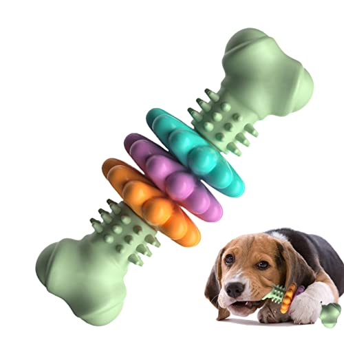 Rianpesn Hundekauspielzeug Knochen - Hundezahnbürstenspielzeug Robustes Hundespielzeug für Aggressive Kauer | Hundespielzeug in Knochenfor, langlebiges Kauspielzeug für kleine und mittelgroße Hunde von Rianpesn