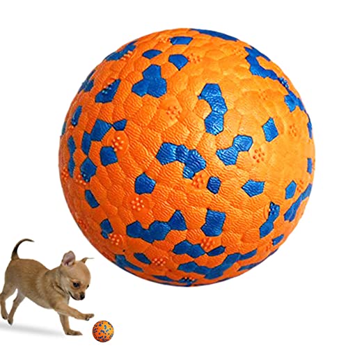 Rianpesn Hundespielzeugball | Kauspielzeug für Hunde, Hütebälle zum Apportieren - Hunde-Kauspielzeug, Hütebälle, federnder, schwebender Wurfball, für kleine, mittelgroße und große Hunde, Aggressive von Rianpesn
