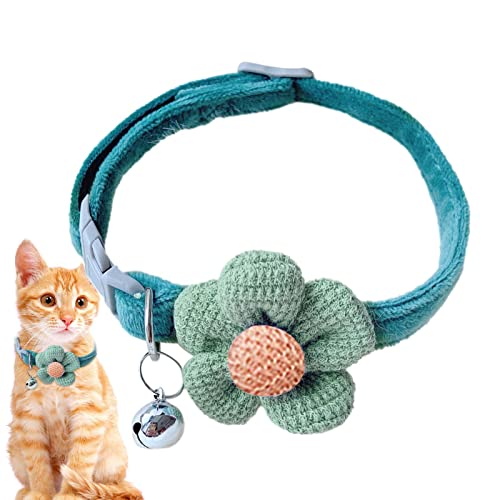 Rianpesn Katze Blumenhalsband,Bequemes Kätzchenhalsband Abnehmbare Blume Verstellbares Breakaway-Katzenhalsband - Halsband für Hunde, Hochzeit, Haustiere, Kopfbedeckung für Haustiere, Katzen Rianpesn Katze Blumenhalsband,Bequemes Kätzchenhalsband Abnehmbare Blume Verstellbares Breakaway-Katzenhalsband - Halsband für Hunde, Hochzeit, Haustiere, Kopfbedeckung für Haustiere, Katzen von Rianpesn
