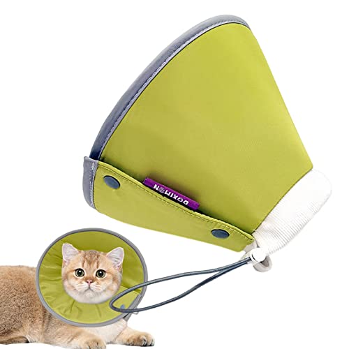 Rianpesn Katzenkegelhalsband weich - Verstellbares, schützendes Baumwollkegelhalsband mit verstellbaren Verschlüssen für Katzen und Welpen,Verstellbares Katzen-E-Halsband, elisabethanische Halsbänder Rianpesn Katzenkegelhalsband weich - Verstellbares, schützendes Baumwollkegelhalsband mit verstellbaren Verschlüssen für Katzen und Welpen,Verstellbares Katzen-E-Halsband, elisabethanische Halsbänder von Rianpesn