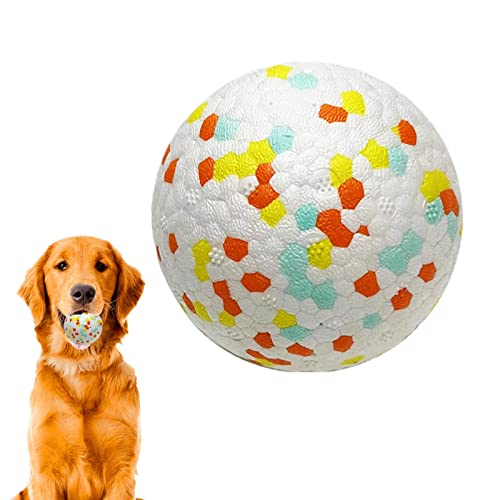 Rianpesn Kauball für Hunde | Hüpfball-Spielzeug für Haustiere - Trainingsball zum Apportieren für Hunde, leicht und schwimmend, Beißspielzeug, Kauballspielzeug, interaktives Spielspielzeug von Rianpesn