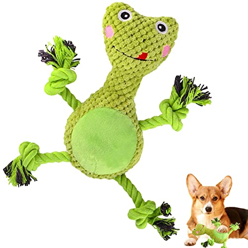 Rianpesn Plüsch-Hundespielzeug | Beißspielzeug für Hunde,Bissfestes Plüschspielzeug für Haustiere, quietschend für das Zähneknirschen bei kleinen und mittelgroßen Rassen von Rianpesn