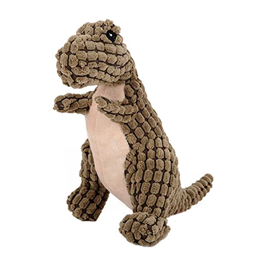 Rianpesn Plüschtiere für Haustiere | Dinosaurier Hund Quietschende Spielzeuge | Hund Quietschendes Plüschtier Durable Dog Squeaker Plüsch Gefülltes Durable Chew Dog Toy Für Große, Mittelgroße, Kleine von Rianpesn