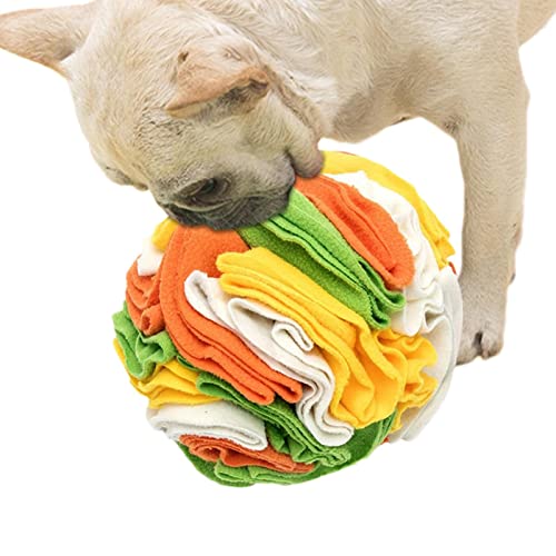 Rianpesn Schnüffelmatte für Hunde | Snuffle Ball Interaktives Hundespielzeug,Dog Treat Ball Dog Snuffle Toys Interactive Dog Ball Schnüffelmatte Pad Dog Puzzle Toys für das Training erleichtern von Rianpesn