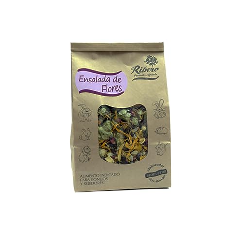 RIBERO Snacks für kleine Tiere, Blumensalat: 10 Blumen von Ribero