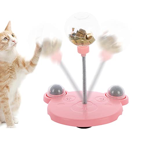 Richolyn Katzenspielzeug Spring Tumbler Ball, Futterstation für Katzen – Katzenkugel, Drehteller für kleine Hunde, Katzen, Welpen, als Geschenk von Richolyn