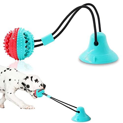 Richolyn Langlebiges Kauspielzeug für Hunde - Hundespielzeug für aggressives Kauen Leckerchen für das Welpentraining - Hundepuzzle Treat Food Dispensing Ball Spielzeug für kleine große Hunde von Richolyn