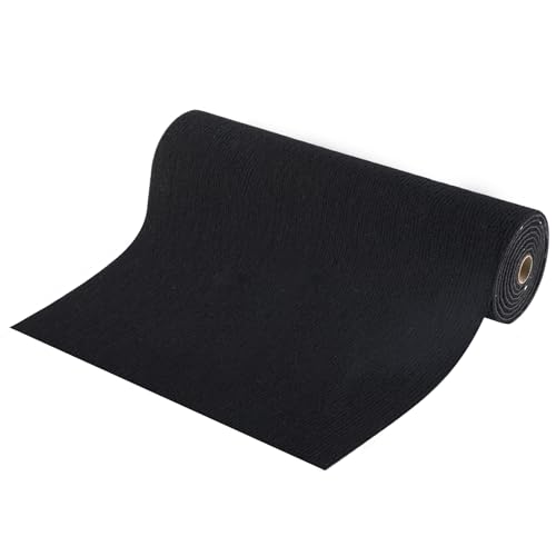 Kratzmatte Katze Selbstklebend, Kratzschutz Katze Sofa, Kratzteppich für Katze, Katzenkratzmatte für Sofa, Möbel, Tür, Wand, L 2m x B 40cm (Schwarz) von Ricyea
