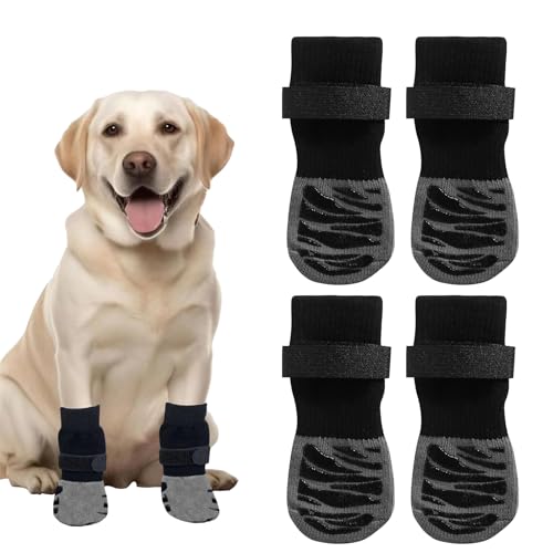2 Paar Hundeschuhe,Hundeschuhe,Rutschfestes Hundeschuhe Winter,Verstellbares Hunde Schuhe,Geeignet für den Lnnen- und Außenbereich,Schützt Hunde vor Verletzungen 2 Paar Hundeschuhe,Hundeschuhe,Rutschfestes Hundeschuhe Winter,Verstellbares Hunde Schuhe,Geeignet für den Lnnen- und Außenbereich,Schützt Hunde vor Verletzungen von Rienan