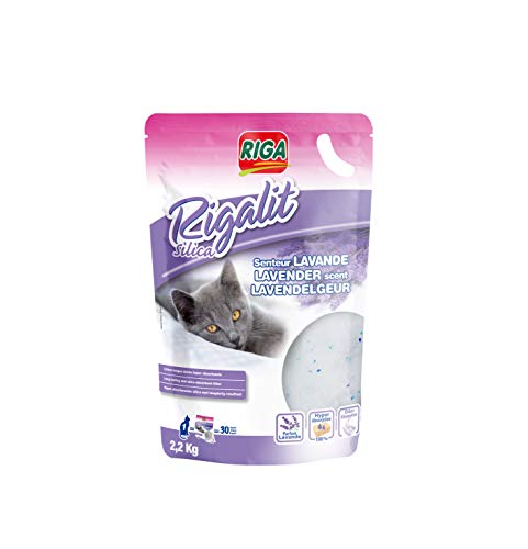 Riga 005401 Silica - Katzenstreu Geruch Lavendel, 2.2kg von Riga