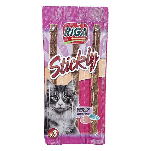 Riga Cat Stickly X3 Fish Nassfutter für Katzen, 15 g Riga Cat Stickly X3 Fish Nassfutter für Katzen, 15 g von Riga
