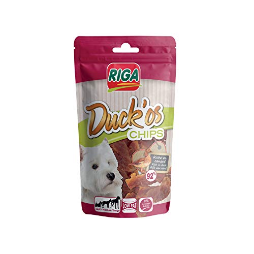 Riga Duck'Os Chips für Hunde, 80 g von Riga