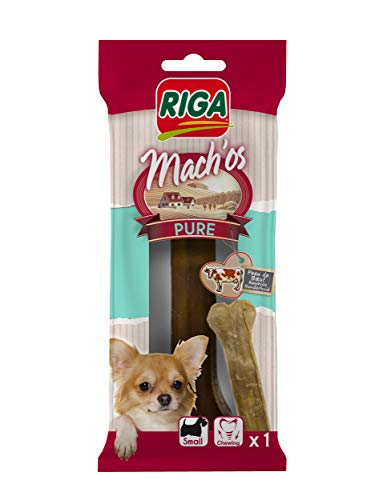 Riga Mach'Os Pure - Kauknochen gepresst Medium, 6er Pack (6 x 50 Grams) von Riga