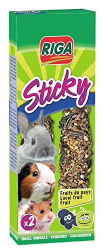 Riga Sticky Futtermittel für Nagetiere, 2 Stück, 4 Stück von Riga