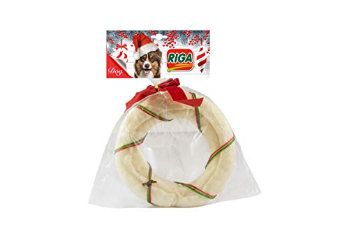 Riga Weihnachten Kauring (Donut) für Hund, 2er Pack (2 x 150 Grams) von Riga