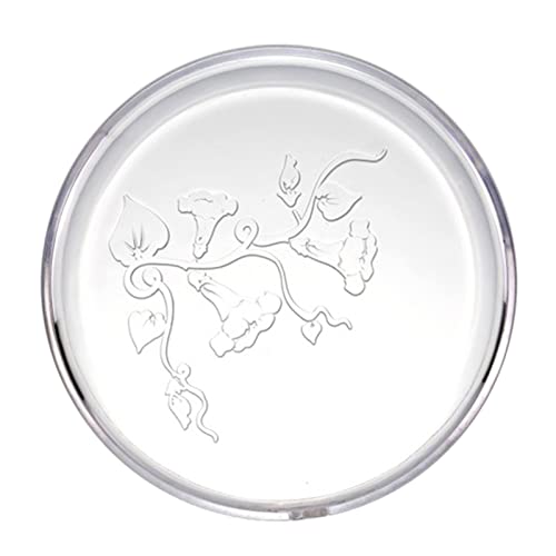 Riiichflowshop Futternäpfe für Aquarien Futternapf für Fische Rattenfische Futternapf Futterbehälter durchsichtiges Acryltablett runder Behälter von Riiichflowshop