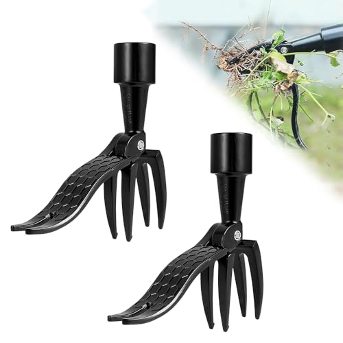 Riisoyu 2pcs Abnehmbares Werkzeug zur Unkrautentfernung, Neues Stand Unkrautstecher und Wurzelentferner Stand Weeder Puller Stand Up Unkraut Entferner Gerät Jäten Umpflanzen Entwurzeln Rasen Hof Riisoyu 2pcs Abnehmbares Werkzeug zur Unkrautentfernung, Neues Stand Unkrautstecher und Wurzelentferner Stand Weeder Puller Stand Up Unkraut Entferner Gerät Jäten Umpflanzen Entwurzeln Rasen Hof von Riisoyu