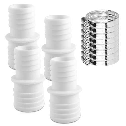 Riisoyu Schlauchadapter 32mm auf 38mm, 4 Stück Pool Schlauchadapter Inklusive 8 Schlauchschellen Poolschlauch Adapter Doppelschlauchtülle für Poolschläuche Pool Schlauchverbinder Riisoyu Schlauchadapter 32mm auf 38mm, 4 Stück Pool Schlauchadapter Inklusive 8 Schlauchschellen Poolschlauch Adapter Doppelschlauchtülle für Poolschläuche Pool Schlauchverbinder von Riisoyu