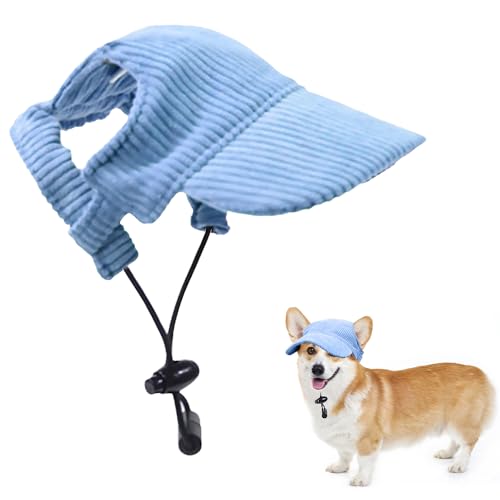Riisoyu Hunde Baseballmütze, Verstellbar Hundecap mit Ohrlöchern Hunde Sonnenhut Sommer Reise Hut Hund Katze Outdoor Sunbonnet für kleine, mittlere und große Hunde, Blau Riisoyu Hunde Baseballmütze, Verstellbar Hundecap mit Ohrlöchern Hunde Sonnenhut Sommer Reise Hut Hund Katze Outdoor Sunbonnet für kleine, mittlere und große Hunde, Blau von Riisoyu