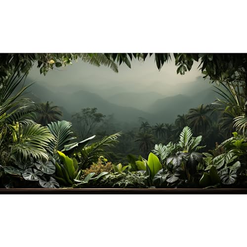 Aquarium-Hintergrund, Regenwald, tropische Blätter, Palmen, Terrarium, Hintergrund, Nebelwald, Berge, natürliche Landschaft, Aquarium, Hintergrund, Reptilien-Lebensraum, Poster, Dekoration, Vinyl, 61 Aquarium-Hintergrund, Regenwald, tropische Blätter, Palmen, Terrarium, Hintergrund, Nebelwald, Berge, natürliche Landschaft, Aquarium, Hintergrund, Reptilien-Lebensraum, Poster, Dekoration, Vinyl, 61 von Riivvdise