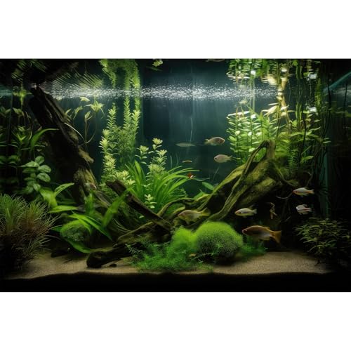 Aquarium-Hintergrund, verschiedene Wasserpflanzen und Seegras, Terrarium-Hintergrund, Redwoodwurzel, üppige grüne Unterwasserpflanzen, Moos, Aquarium-Hintergrund, Vinyl, 122 x 61 cm Aquarium-Hintergrund, verschiedene Wasserpflanzen und Seegras, Terrarium-Hintergrund, Redwoodwurzel, üppige grüne Unterwasserpflanzen, Moos, Aquarium-Hintergrund, Vinyl, 122 x 61 cm von Riivvdise